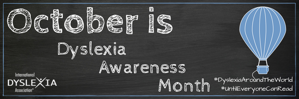 October is Dyslexia Awareness Month. Did you know dyslexia is the most common learning disability. In fact, Albert Einstein, Whoopi Goldberg, Jay Leno, Walt Disney, and Cher were all diagnosed with #dyslexia