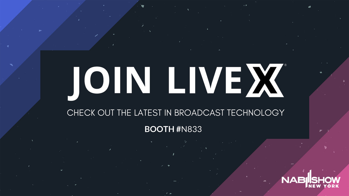 ProductionHUB's tweet photo. Visit @livexproduction at #NABShowNY to learn about @ProductionBot and their new software, Live Show Creator. Attend the Open House to get a tour of their #4KStudio — it's one block away from the Javits Center! The details: https://t.co/cpZTuAAKdo https://t.co/dfzLB9eHD5