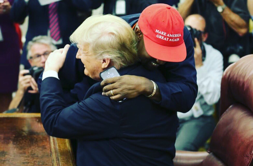 Sallopizzo's tweet image. As the great @chrisrock once said-“crackhead go with crackhead“#KanyeWest #MAGA #trump #resist