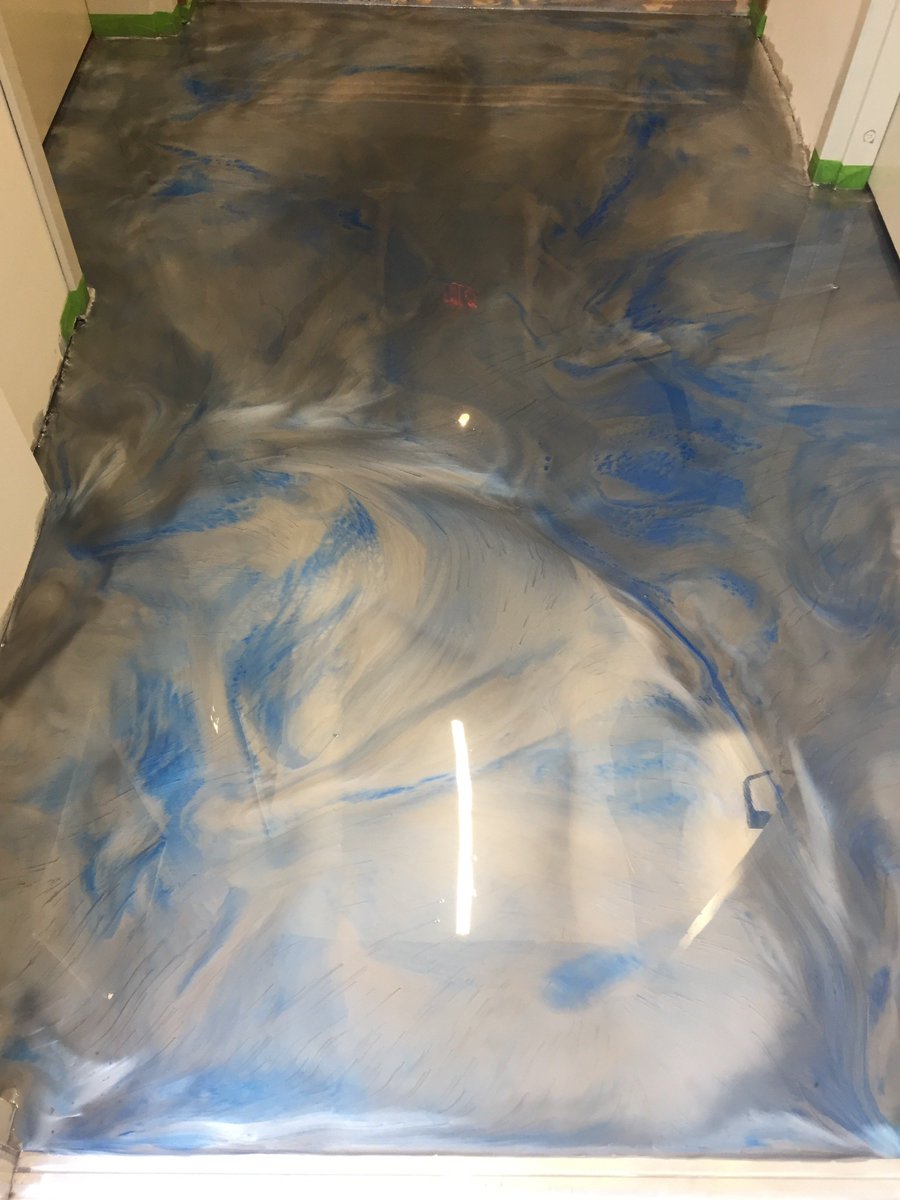 Epoxy845's tweet photo. Check out these cool Blue and Gray Epoxy Metallic Floors by Hudson Valley Epoxy Flooring #MetallicEpoxyFloors #EpoxyFloors https://t.co/8ql2Z52sy9