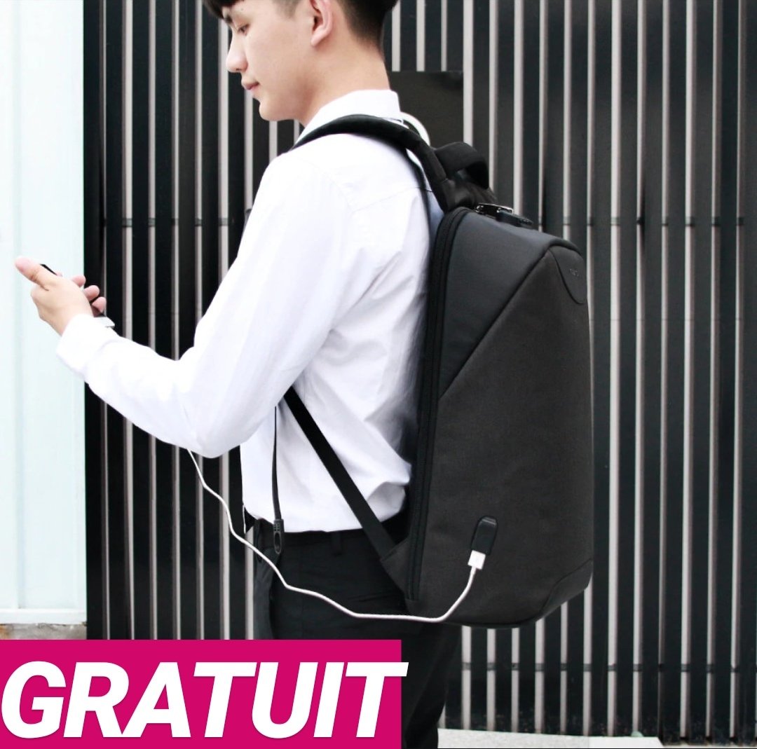 Obtenez votre sac à dos antivol GRATUITEMENT 🎁
Découvrez comment juste ici ➡️bit.ly/2yeyPtb
#sacados #antivol #mode #gratuit