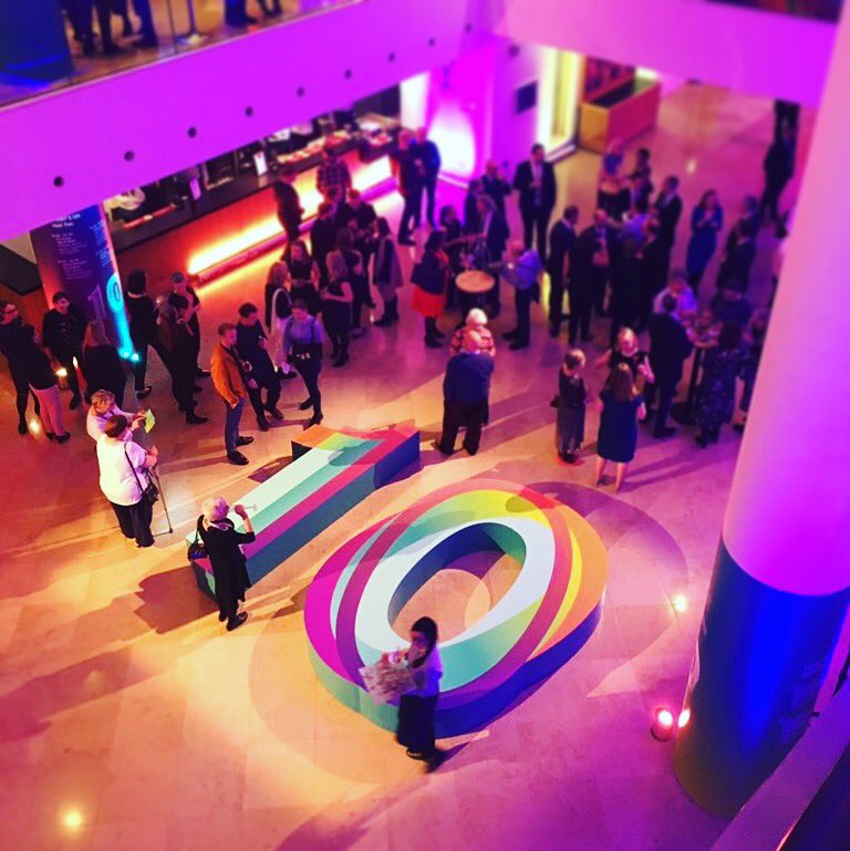 Happiest of birthdays to @KingsPlace, our Resident Orchestra home! We’ve loved calling you home for the last decade, and here’s to another 10 years of bold creativity and artistry together! 🥂#KP10Years
