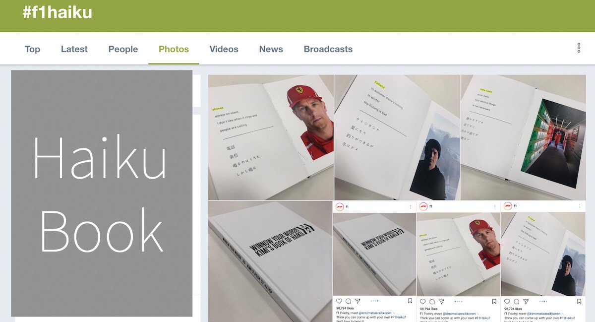 Sproutive's tweet image. Something to think about before your next media event. It's based on a concept that leveraged the assets the brand already had sproutive.com/content-lesson… #PressConference #f1haiku #Content