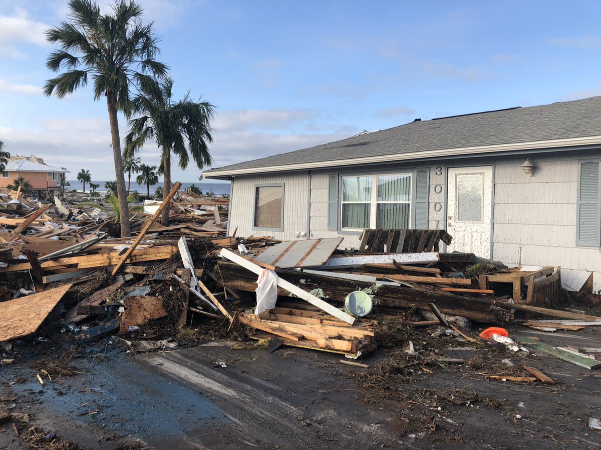 Ginger Zee on Twitter "A few more pics that may help those from Mexico Beach get a hold on what