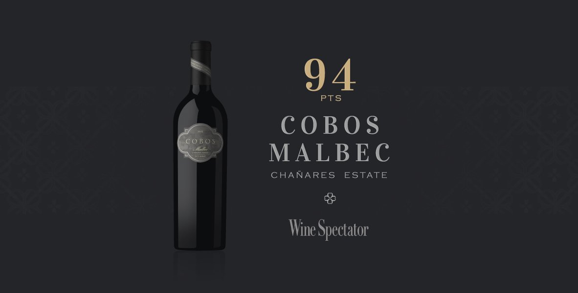 VinaCobos's tweet photo. Kim Marcus awarded 94 pts to #Cobos #Malbec #Chañares #Estate2015, describing it as: "Concentrated kirsch and red plum flavors pack this red, backed by lively acidity. Minerally midpalate, with a long, well-feathered finish filled with black licorice and dried tarragon accents" https://t.co/YIyZ25AUYA