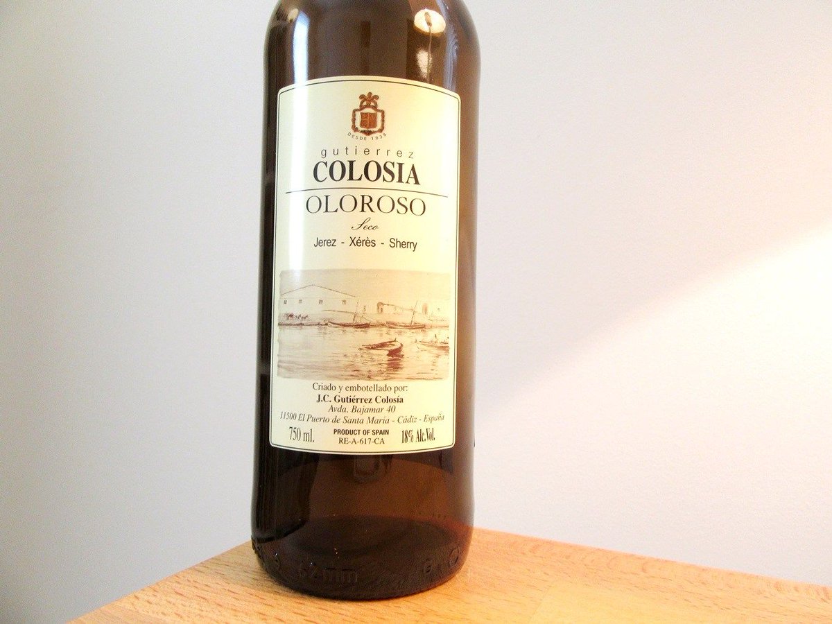 Gutierrez Colosia Oloroso Sherry – A Good Value Oloroso Sherry. 91 Points. #Oloroso #Sherry <a href="/BodegaGColosia/">Gutiérrez-Colosía</a> buff.ly/2y7GmtE
