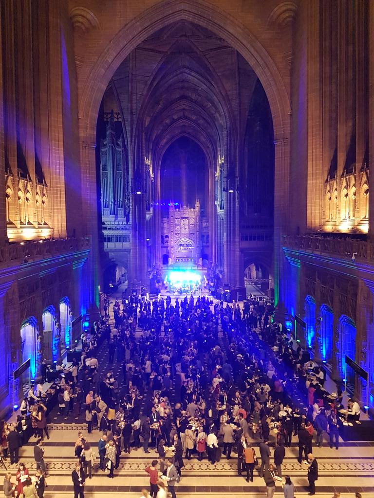 LivCathEvents's tweet photo. What a pleasure to welcome delegates of #HSR2018 this evening! @H_S_Global #Liverpool https://t.co/mrxU325ALS