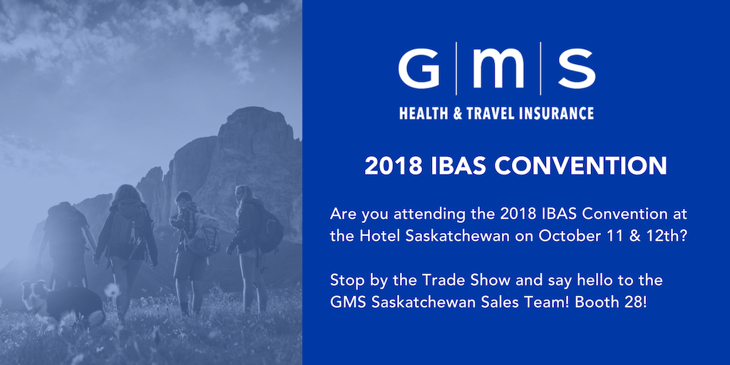 GMSInsurance_'s tweet photo. See you at 6:00 pm for the @SKbrokers #IBAS2018 Trade Show! We @BobbeeWoo @GMS_Jamie @dickie_kris & Harry will see you at booth 28! @HotelSK https://t.co/ZDv2pVSaiu