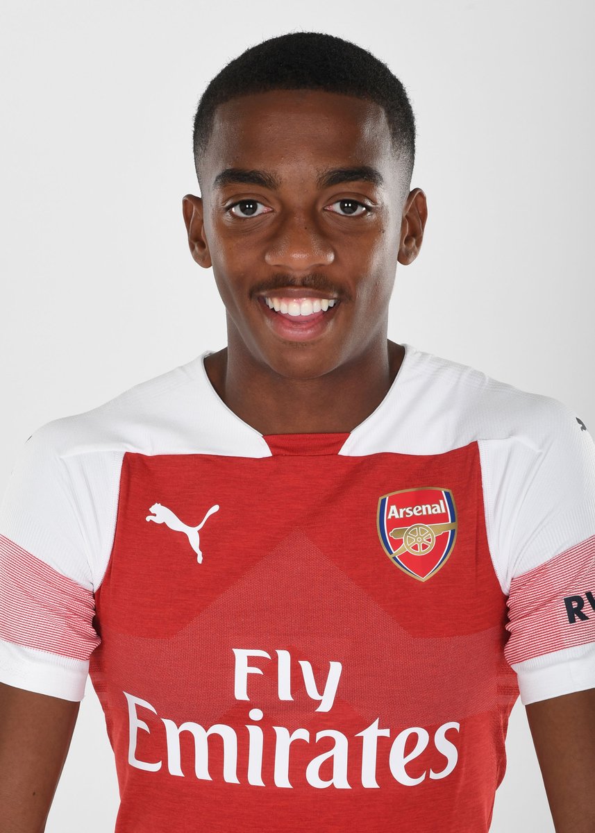 Arsenal's tweet photo. What a night for our academy 😊

⚽️ @ReissNelson9 - scored and assisted on England U-21 debut
⚽️ @DG_Ballard - scored late winner for Northern Ireland U-21s
⚽️ @EddieNketiah9 - scored in 2-1 win for England U-20s
⚽️ @JoeWillock - scored the second goal for the England U-20s https://t.co/4Xm9wS4RdJ