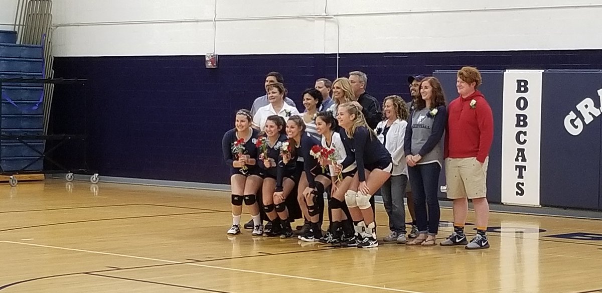 rbrown035's tweet photo. Senior night for volleyball and girls soccer. On behalf of the district and entire community, we are so proud of your collective accomplishments!  #GHCSDreambig #PTBB https://t.co/EtpiUvr8sR