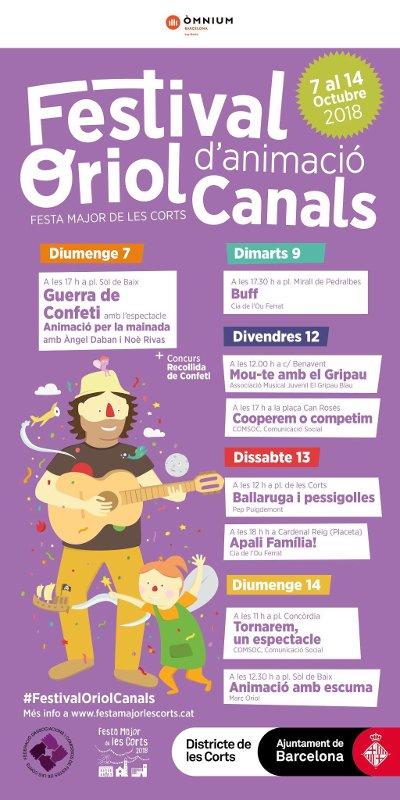 comsoc_cat's tweet photo. Aquest #12Octubre no tenim #resacelebrar però sí a contar, cantar i ballar! 17h en Carles Cuberes anima espectacle Cooperem o competim? a la Pl. Can Rosés de #LesCorts. I 14 octubre Tornarem, un espectacle q obre fronteres amb @jorditonietti 11h Pl. Concòrdia #FestivalOriolCanals https://t.co/v0kovO1Ait
