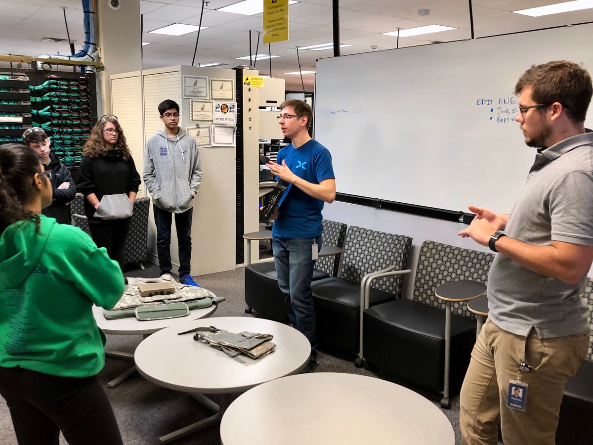 Dedicated's tweet image. Thank you Wisconsin Hills Middle School (@ElmbrookSchools) for joining us today and getting an exclusive look at how we Power The World's Most Important Devices! #DedicatedComputing #engineeringeducation