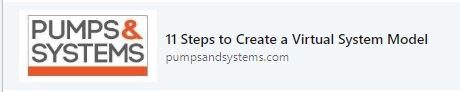 EngSoftware's tweet image. Our very own, Dominik Fry, P.E. gives readers 11 ways to improve plant operations and safety in Pumps and Systems Magazine latest edition. bit.ly/2CFb29F 

@FryDominik @PumpsSystemsMag