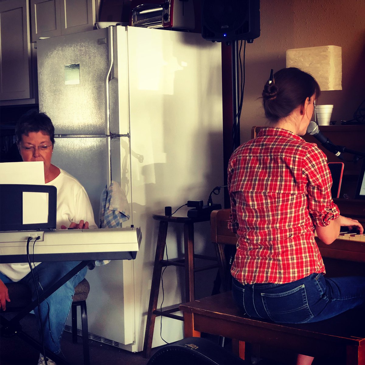 FaithTreeCF's tweet image. Rehearsal for tonight’s #SunsetService! Join us at 7:45 pm at the Upper Room!