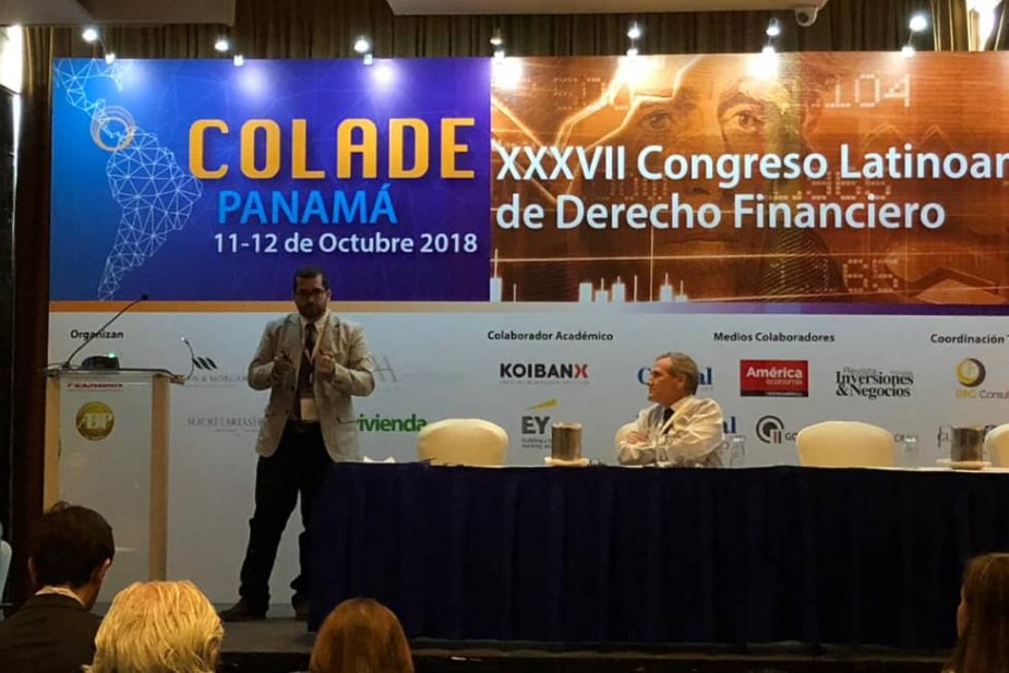 koibanx's tweet photo. Hoy @TulioNunez, parte del equipo @koibanx estuvo explicando aspectos jurídicos y el alcance que debe tener sobre la #tecnología #Blockchain en #Colade2018.
#PositiveChange #Society #Law https://t.co/lwSEJDkdLz