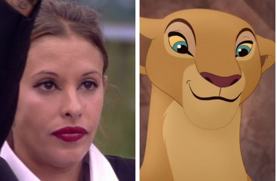 ghoficial's tweet photo. Estáis hablando mucho del eye liner de Techi pero queremos aclarar que no es 100% original suyo. Ya lo llevó Nala en 'El Rey León' #GHVIPGala5 https://t.co/jkhDMSGVYI