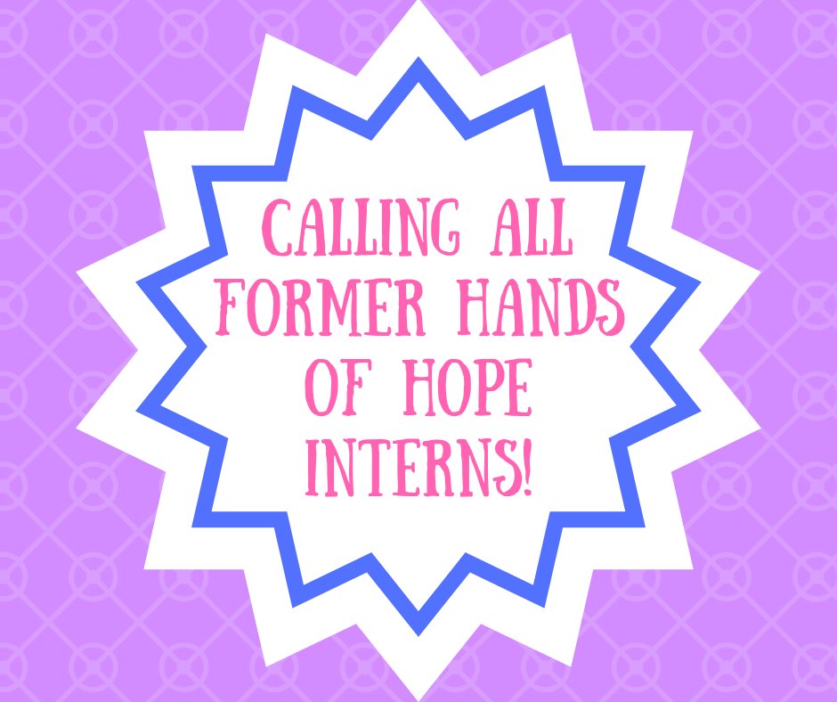 We would love to hear from you and keep in touch. Add yourself to alumni facebook group and send your current email and mailing address to Leah Thraves, lthraves@casahope.org so that we can include you in our Hands of Hope mailing list!

facebook.com/groups/1458796…