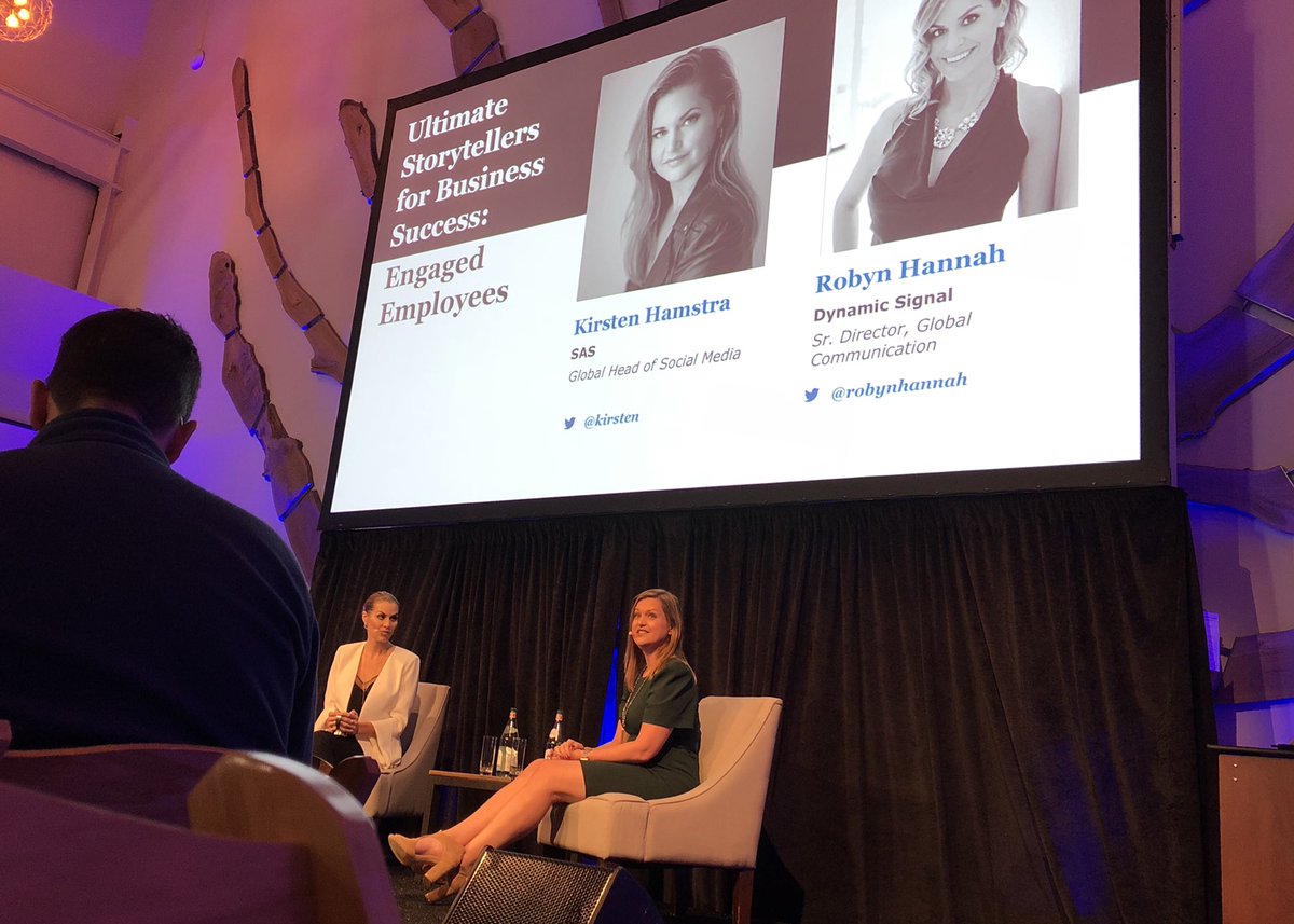 .<a href="/kirsten/">Kirsten Hamstra</a> urges internal communicators to seek out employees who raise their hands and volunteer to engage, and stick with them. Help them. Train them. Don’t force them. #dysisummit