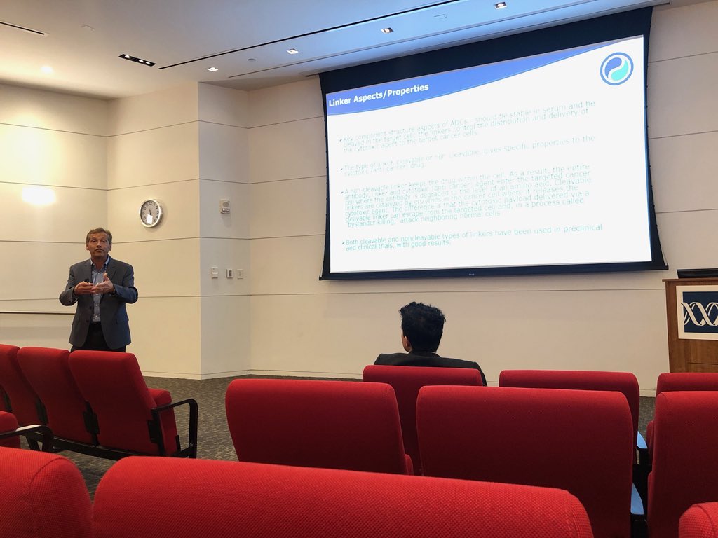 Rockland_Inc's tweet photo. Dr. Hugh Davis, CBO at @FrontageLabs, describes Frontage’s ability to take an antibody, break it down, and find the signature peptide unique to that antibody.
@TheWistar #PDDF #peptides https://t.co/9XjljSAkLA