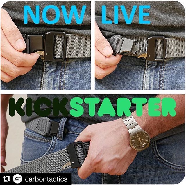 ActionClose's tweet image. Go check out the latest from our friends over at @carbontactics! 
#Repost @carbontactics
・・・
Our newest, previously super secret belt design, just launched on kickstarter!!! (Link in bio) #kickstarter #edc #everydaycarry #instamachinist #tacticalgear… ift.tt/2Cb0OwP