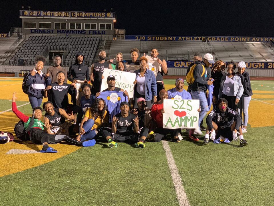 TAMUCAAMMP's tweet photo. Congratulations to AAMMP’s Flag Football Team to Regionals‼️Special thanks to Sista 2 Sista and our fans for support! #tamuc #aammp #flagfootball #regionals #OklahamaState https://t.co/D6EYF2QDZt