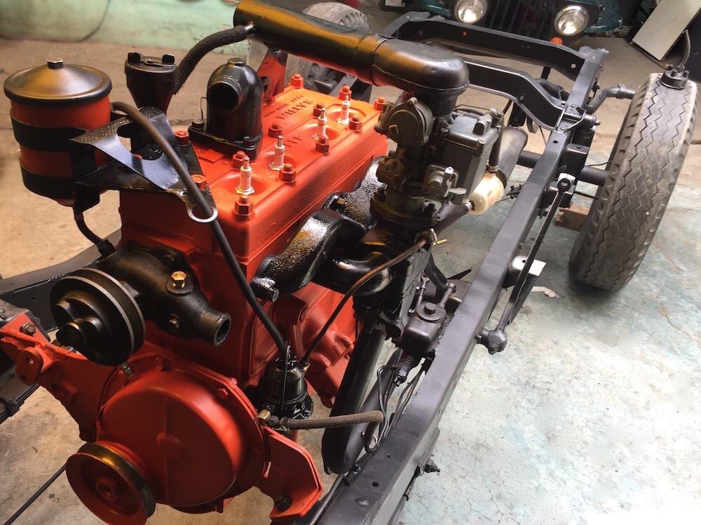 MexicoJeep's tweet image. Willys Go Devil L-134 engine full restoration. DJ3a 1964