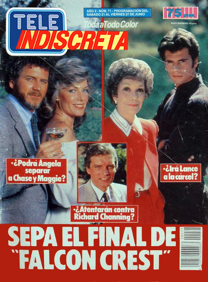 ColeccionTV's tweet image. Y también hemos restaurado 18 de las portadas de #TeleIndiscreta de 1986. Con las series más punteras del momento, y por supuesto... Mayra.
tvcoleccion.blogspot.com/2018/05/tele-i…