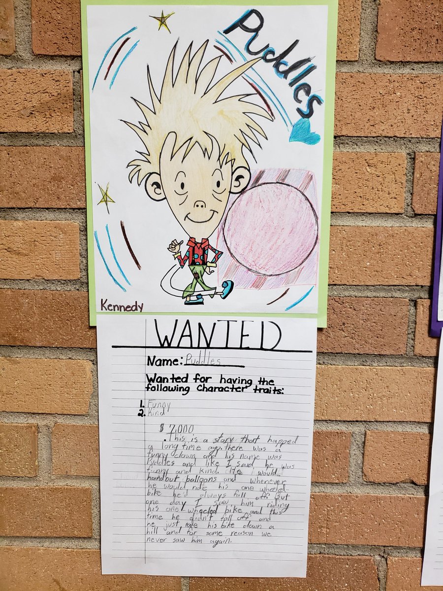 LPA2889's tweet photo. If you make it in for Grandparents day at the elementary next Wednesday (October 17th), check out the character traits artwork in the 4th grade hallway.  #LPARaiders https://t.co/EPgDfvcmxh