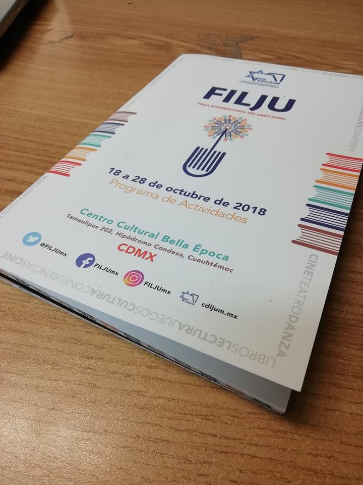 ¡Estamos a una semana de la inauguración de la Feria Internacional del Libro Judío 2018! ¿Ya conoces el programa? Puedes revisarlo en cdijum.mx/filju (si quieres recibirlo en pdf, envíanos un mensaje por inbox con tu dirección electrónica para que te lo mandemos).