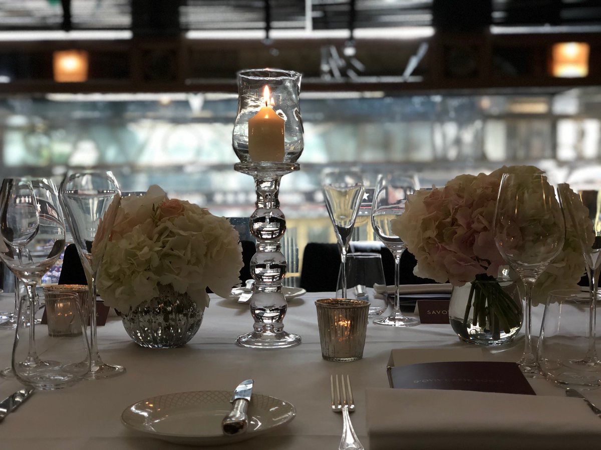 savoygrill's tweet image. #ThrowbackThursday to this elegant wedding set up in our iconic D’Oyly Carte room ✨ #memories #SavoyStyle