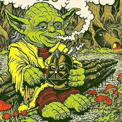 Darkside Inc no Twitter: "Yoda Smoking marijuana from a Darth Vader Bong.  #StarWars #Yoda #DarthVader #Smoking #SmokingWeed #Bong #Mushrooms #Art # Smoke #tree #CannabisCulture #cannabis #Marijuana #GettingHigh  https://t.co/qkjTPG462f" / Twitter
