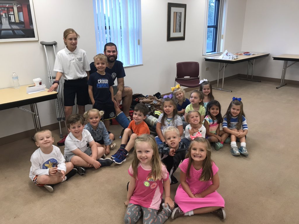 MrssOlw's tweet photo. Thanks to our hero and Wayside Dad, Firefighter Berwick, for teaching us about fire safety.  #FirePreventionWeek, #stopdroproll https://t.co/rxLfCYuq7k