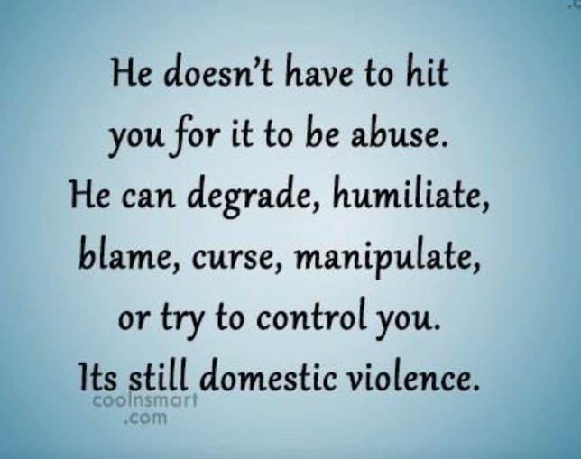 As you know, October is Domestic Violence Awareness Month. With that said, remember that abuse is not limited to physical aggression. Be aware of the signs, break the silence, and know we are here for you. #LoveShouldNeverHurt #BreakTheSilence #KnowYourWorth