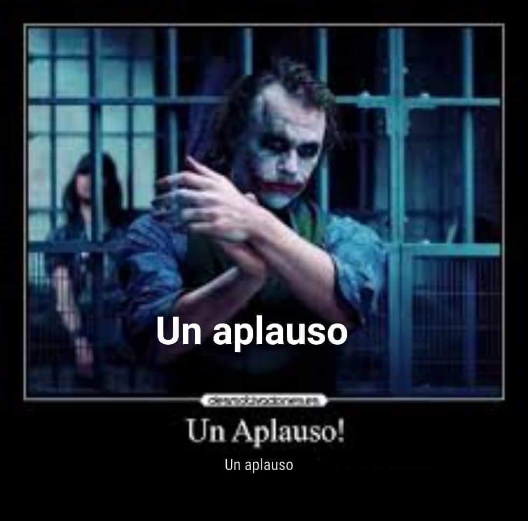 un aplauso