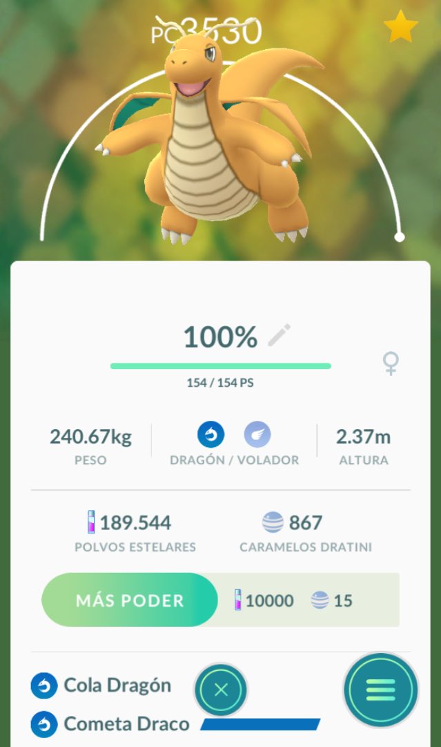 TrainnerRED's tweet photo. #LetsGoRojoAzul un poderoso Dragonite para vencer a todos los rivales! https://t.co/phsicAzhLF
