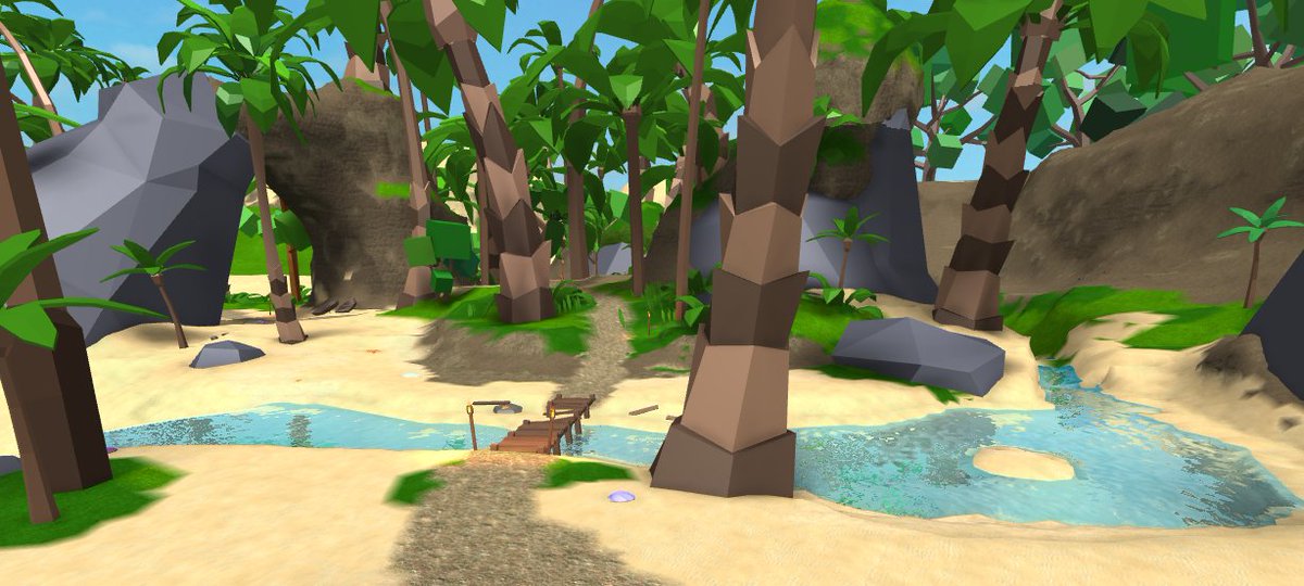 David W On Twitter What I Love About Building For Vesteria Yesterday I Was Working On An Icy Mountain Fortress And Today I M Working On A Tropical Beach Robloxdev Playvesteria Https T Co 32r8mbfi3u - vesteria roblox map