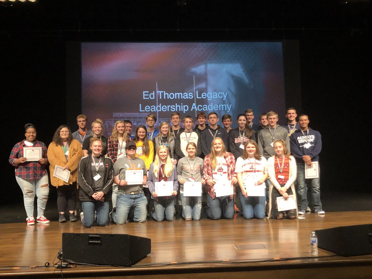 EdThomasFF's tweet photo. We asked each school at the #leadership academy to vote for a peer leader. This is a person who demonstrates positive character in their community and serves as a role model for the entire student body.

Congratulations to everyone nominated! What a great group of young people! https://t.co/jbgNMbm3gj