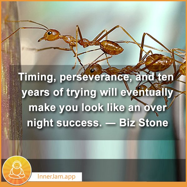 InnerJamApp's tweet image. “Timing, perseverance and 10 years of trying will eventually make you look like an over-night #success.”

#hardwork #workmore #motivation #entrepreneur #grind #smallbusiness #smallbiz #innerjamapp