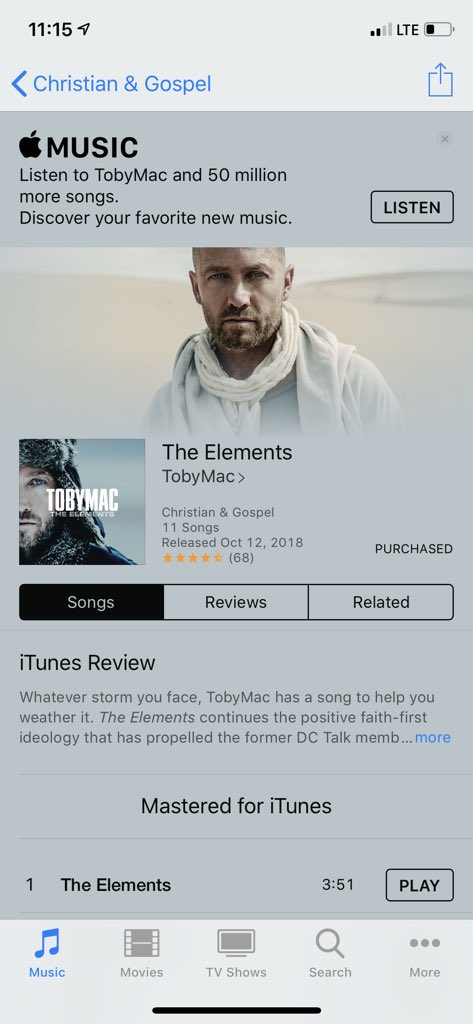 tobymac's tweet photo. Whoop there it is......
Lord, thank you. May it turn eyes to you!!!! https://t.co/r7KSOwxrWq