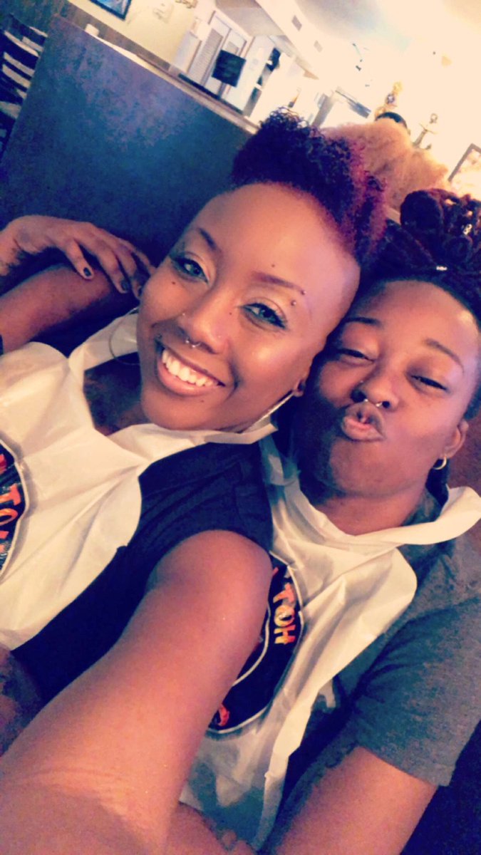 __Vertell's tweet photo. 9 year twitter crush
turned girlfriend. OKAYYY! 😍 

#myshe
#nationalcomingoutday 
#bae
#lesbiancouple 
#loveislove
#texasbae https://t.co/uCOFFUXMxW