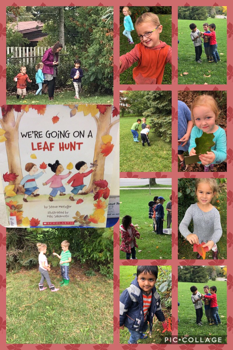 sttmCastro's tweet photo. We love having an awesome teacher candidate from @QueensUEd lead us on our “Leaf Hunt”. Matching paint chips to the colours of God’s Creation!  #stewardship #autumncolours https://t.co/4mWmsCBroo