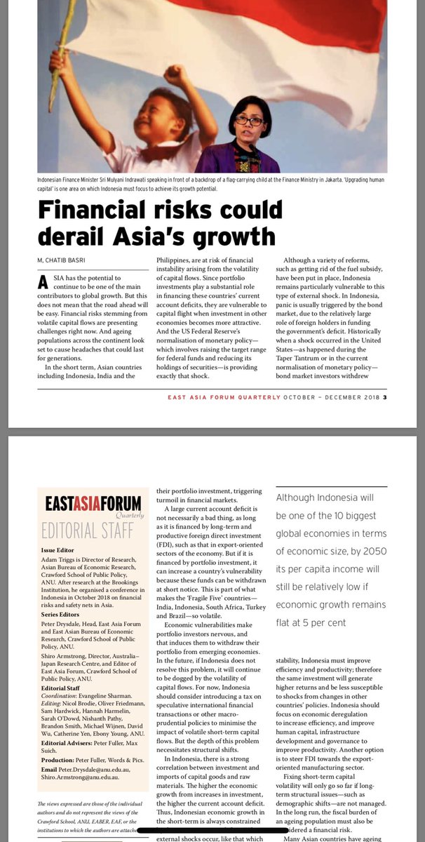 ChatibBasri's tweet photo. My latest Op-ed in East Asia Forum, “Financial risks could derail Asia’s growth”. Please find the link for the PDF https://t.co/T0Nm2gwssB https://t.co/W3SfK8HGus