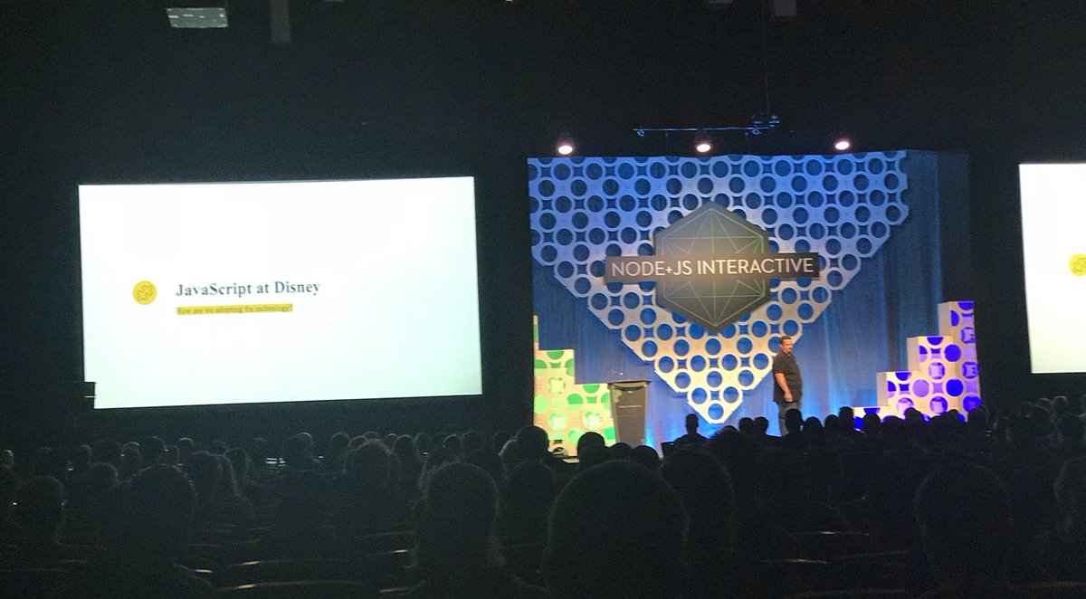 dshaw's tweet image. JavaScript at Disney with @guahanweb #NodeJSInteractive