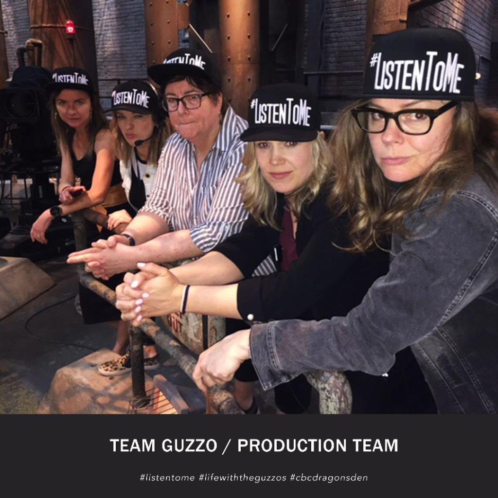 Guzzo_Vincenzo's tweet photo. Our Producers are a tough crowd. Gotta preparebthe pitchers to face #MrSunshine in the Den #cbcdragonsden #listentome #lifewiththeguzzos https://t.co/1Etd4gbORB