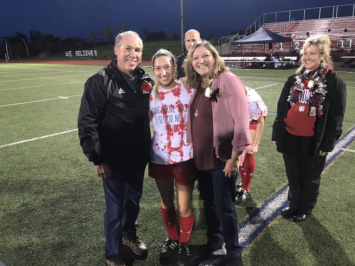 k_swagdawg's tweet photo. Senior night for Abby tonight.  I cried- a lot.  But I’m so proud!! Congratulations to all the LHS seniors tonight. https://t.co/myULc2T8r9