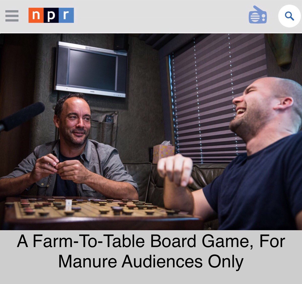 Listen to Dave Matthews and game creator Brian Calhoun talking about <a href="/ChickapigGame/">Chickapig</a> on <a href="/NPR/">NPR</a>’s All Things Considered: bit.ly/chickapignpr. Chickapig is now on sale for $26.99 on <a href="/amazon/">Amazon</a> Prime: bit.ly/chickprime