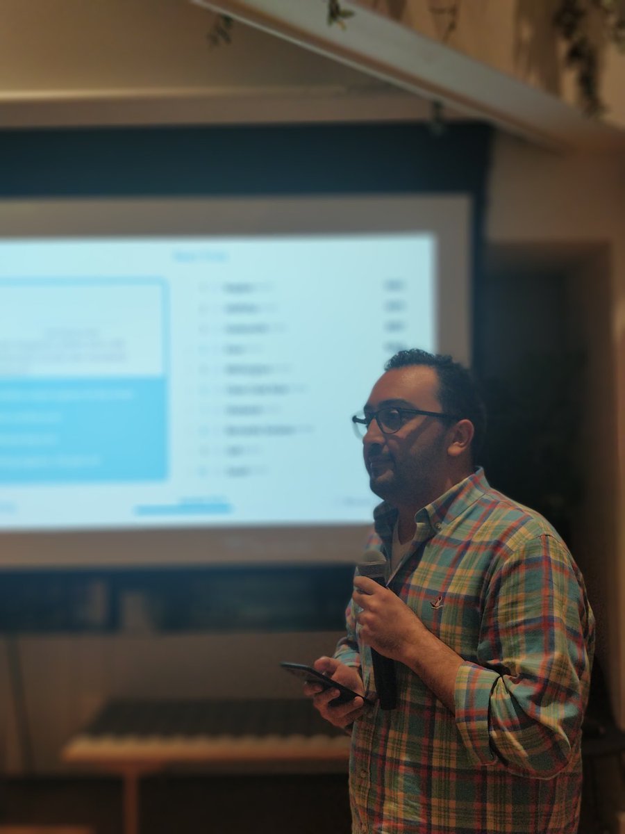poltiocom's tweet photo. Our CTO @gcg hosted a live trivia on React.js! It was a very fun night of Premier Talks with a great lineup of speakers! @505aaron @donavon @PremierGroupRec #poltio https://t.co/4mGAHhx8gt