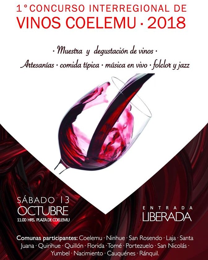 A Coelemu los pasajes para participar como jurado de este maravilloso evento, un Chile Patrimonial a conocer y promover....un honor....

Chile es vino!!!!!!