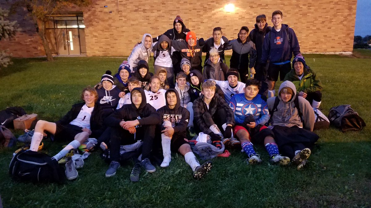 STCBoysSoccer's tweet photo. Tough end to a good season.  Lost to Stewartville tonight 5-2 in the second round of Section Playoffs.  The score doesn't tell the whole story, the guys played a good game of soccer.  We finished the season 10-6-1 overall.  A blessing to work with a great group of young men. https://t.co/qJNak0t6o8