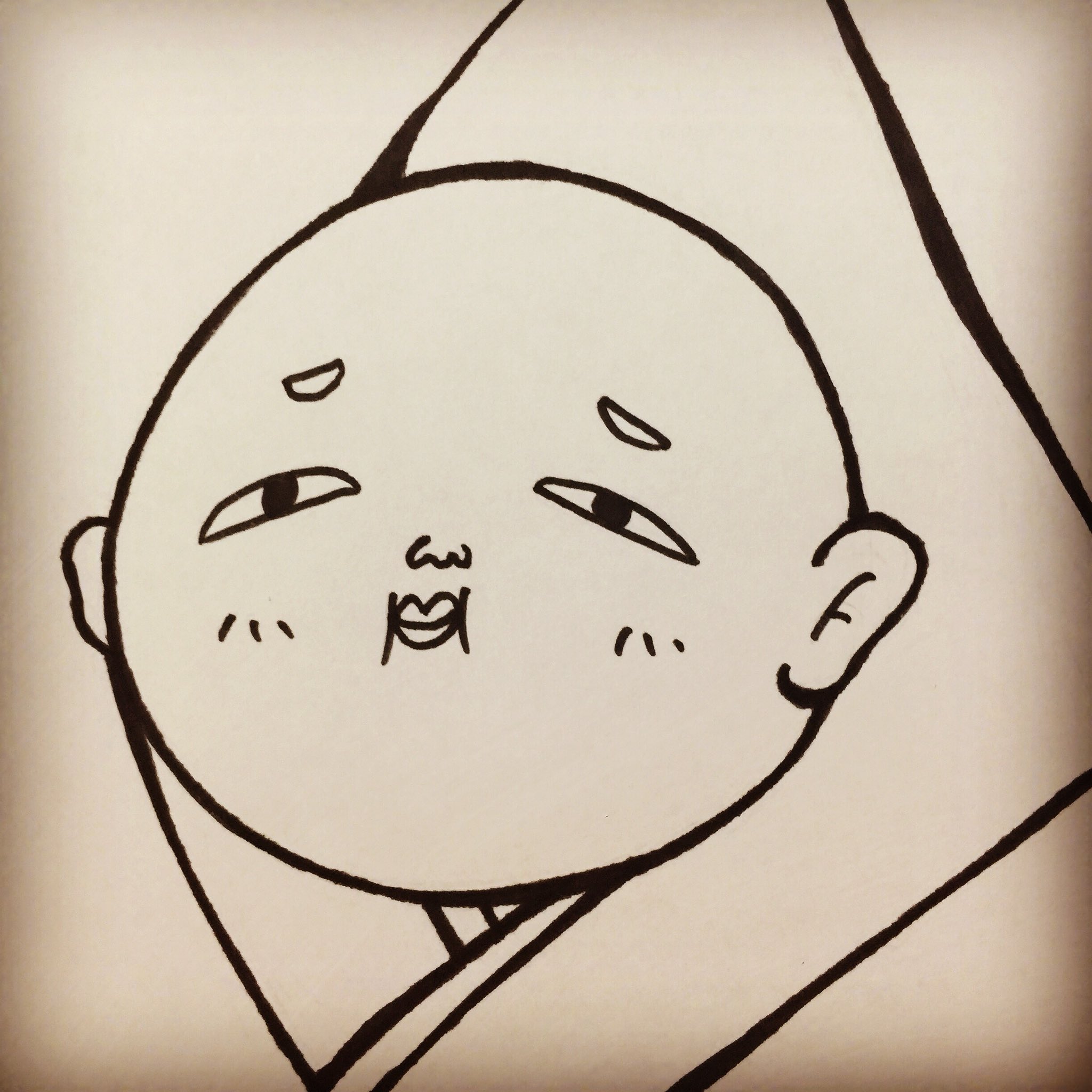 がりぼん ひろガリ工房 イラストレーター デザイナー 足利義満 マジック画 イラスト 絵 お絵描き お絵かき おえかき マジック画 線画 線画イラスト 足利義満 歴史 日本史 Illustration Draw Drawing Mydraw Mydrawing Instadraw